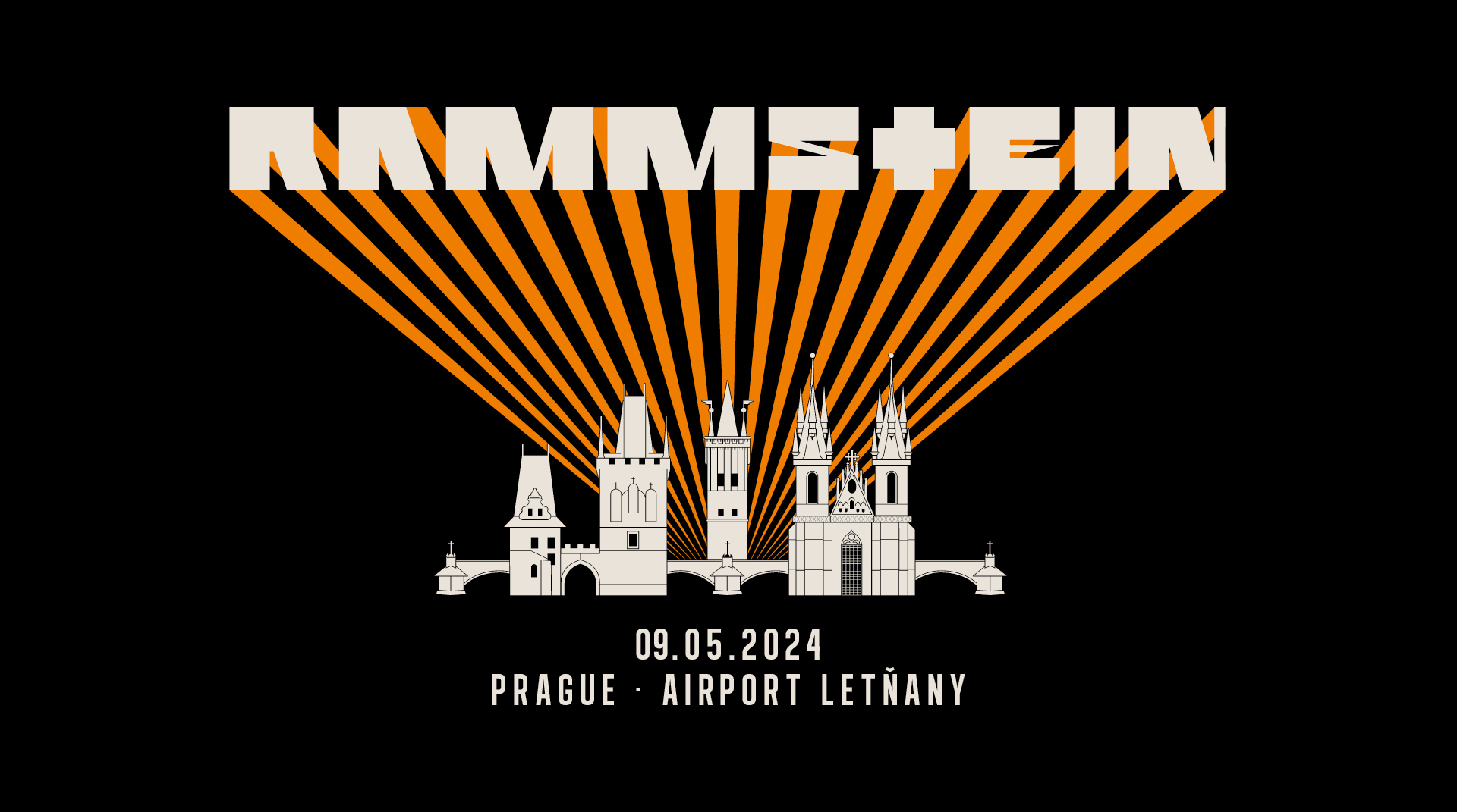 Rammstein - Conciertos de Ensayo 9 Mayo en Airport Letnany. Praga.