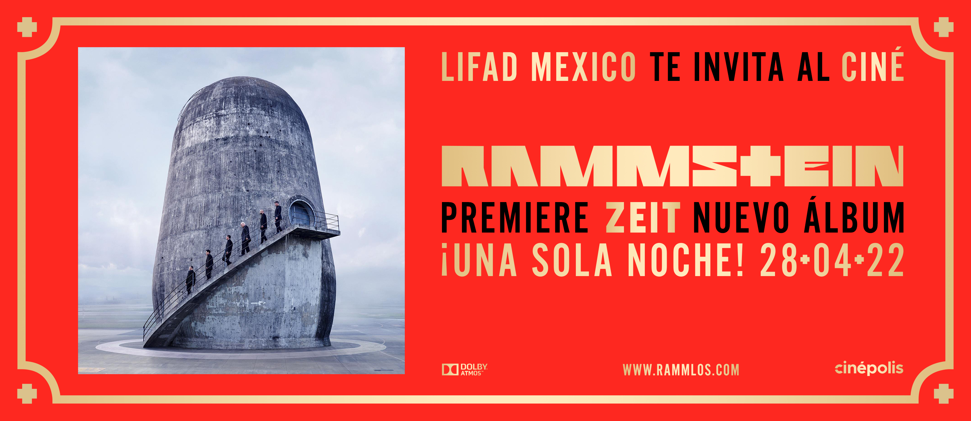 LIFAD MEXICO te invita a ver ZEIT THE ATMOS EXPERIENCE
